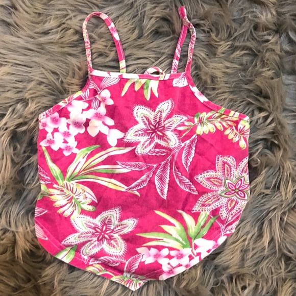 Vintage Tropical Girls Tank and Skirt - Picture 2 of 8